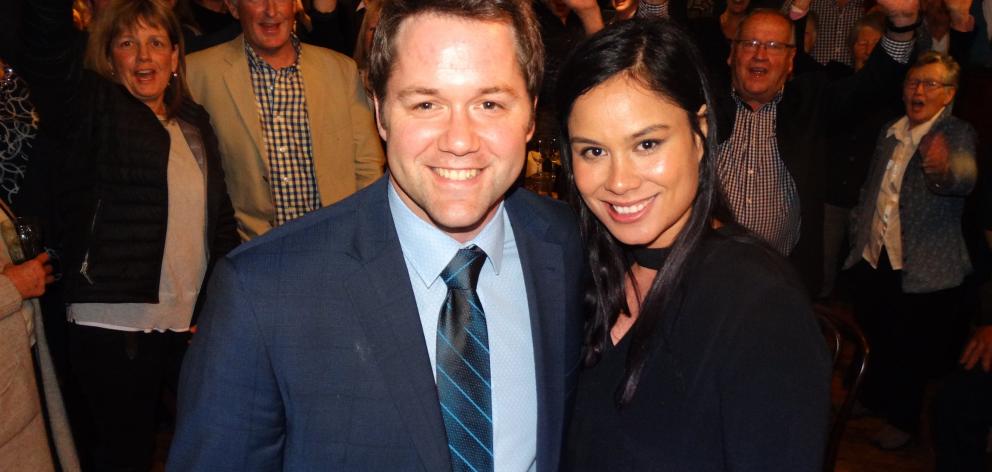 Hamish Walker and Penny Tipu, pictured last year, were engaged on Valentine’s Day. Photo: Louise...