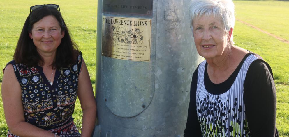 Plaque project leader Clare Blackmore and 1978 circus spectator Eileen Grant look back on the...