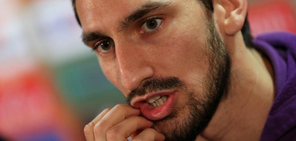 Fiorentina captain and Italy international Davide Astori. Photo: Reuters Fiorentina captain and Italy international Davide Astori. Photo: Reuters