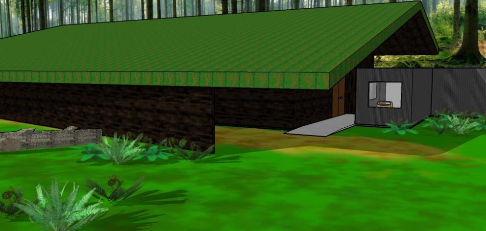 Kiwi Birdlife Park’s planned new kiwi exhibit and incubation facility. Image: Kiwi Birdlife