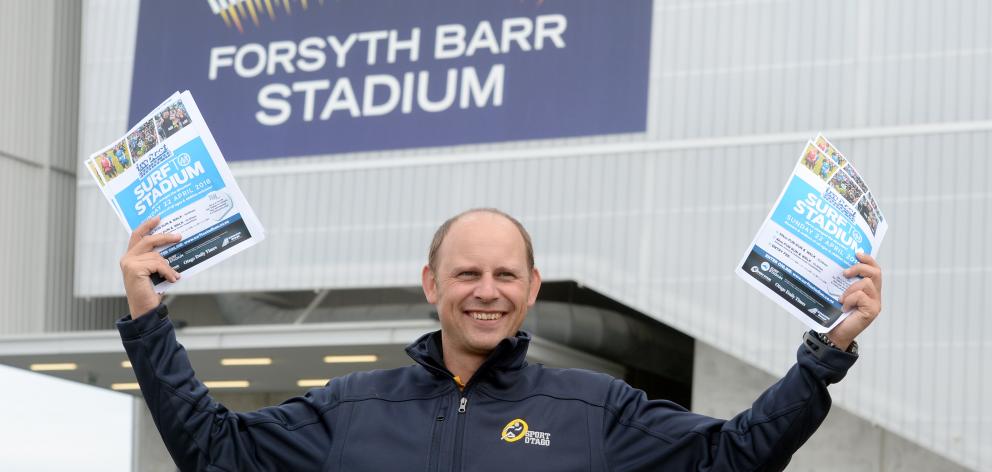 Sport Otago business development and events manager Michael Smith at Forsyth Barr Stadium. Photo:...