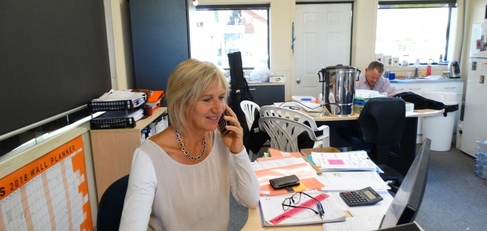 A&P Show event organiser Jane Stalker at her desk in the Upper Clutha A&P Society office. A&P...
