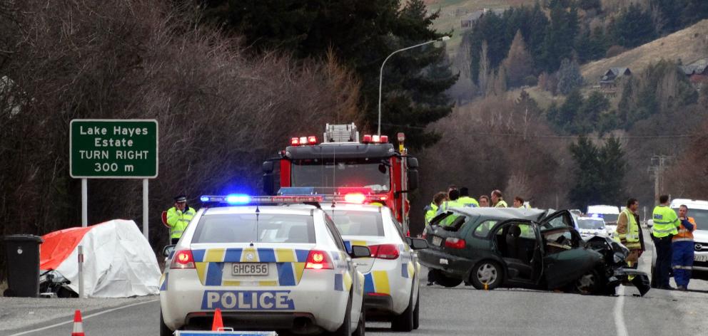 Police were called to 688 vehicle collisions in 2017 across the Otago Lakes Central police area,...