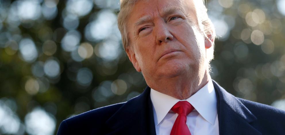 Trump had said: "Mission accomplished" on Twitter after the strikes. Photo: Reuters