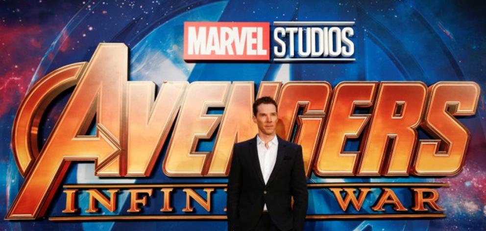 Actor Benedict Cumberbatch attends the Avengers: Infinity War fan event in London. Photo: Reuters