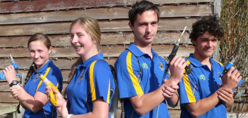 Milton twins James and Laura Scanlan, (centre) will face off against each other in the TeenAg...