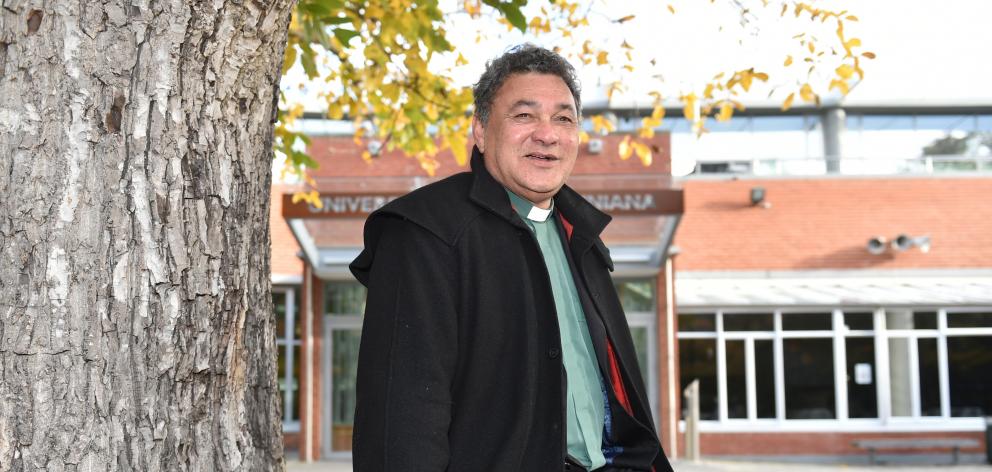 The Rev Wayne Te Kaawa is "humbled'' to be the first Maori chaplain at a university. PHOTO:...