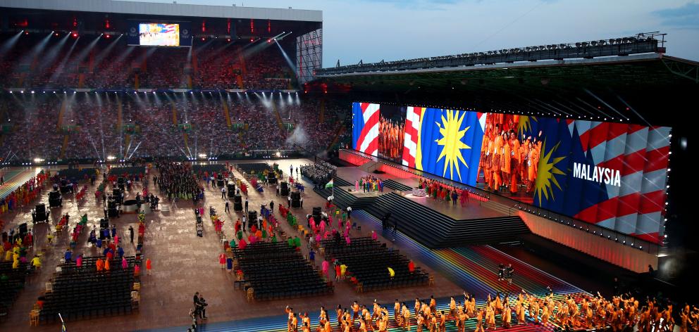 The Opening Ceremony for the Glasgow 2014 Commonwealth Games at Celtic Park. Photo: Getty Images