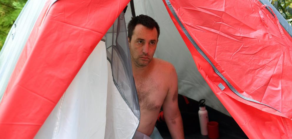 Feeling unwell after spending Easter weekend living in a tent in the Town Belt after being...