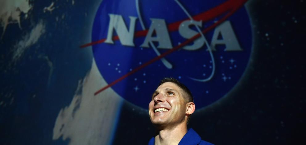 Nasa astronaut Colonel Michael Hopkins at the Otago Museum Planetarium yesterday, where he shared...