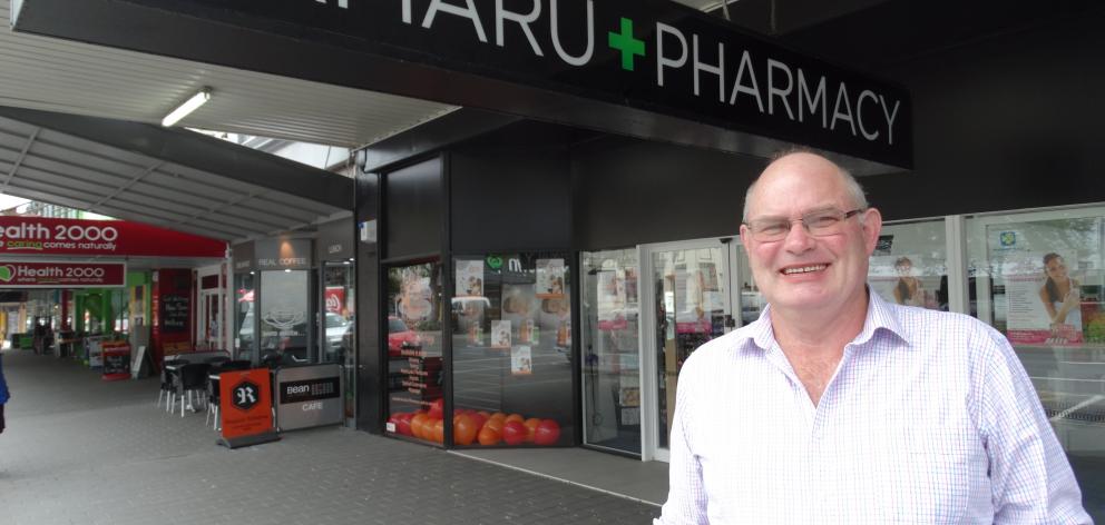 Oamaru Pharmacy co-owner Jim Hopley will retire next week after 40 years in the industry. Photo:...