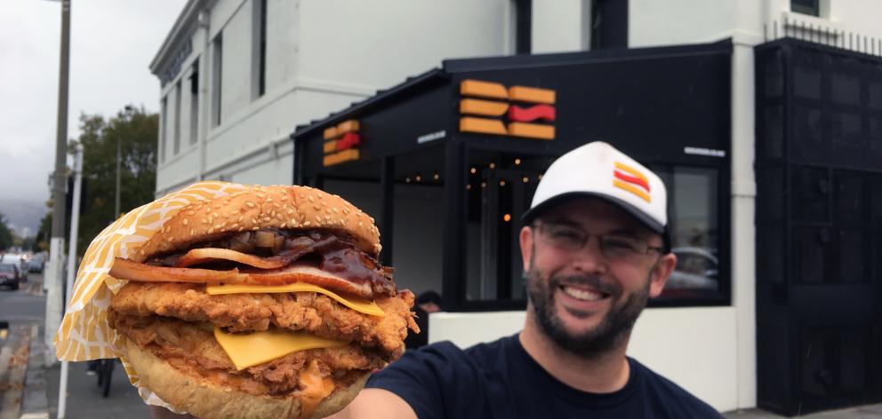 Dunedin's Re:Burger, in Albany St, ranked at number nine on the list. Photo: Allied Press