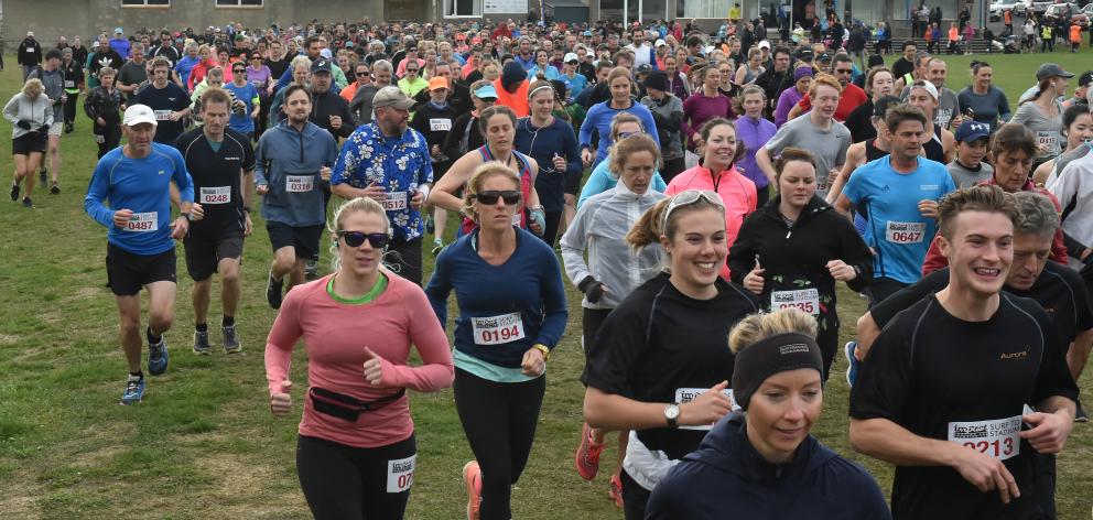 Runners gave the thumbs-up to the change of direction taken by Impact Roofing and Plumbing Surf...