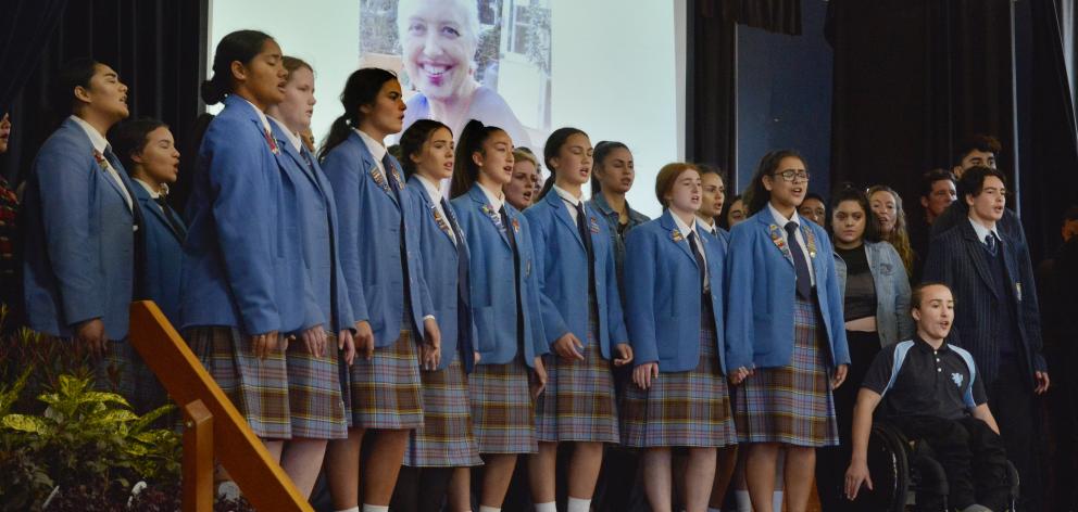 He Waka Kotuia, a kapa haka group based at Queen’s and King’s high schools, pays tribute to...