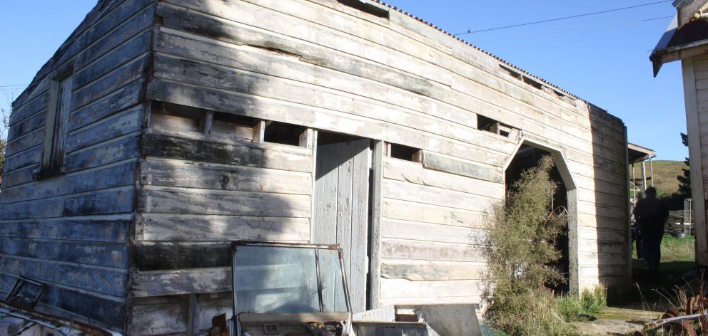 Constructed in the 1930s, Maclennan School’s play shed still has fixtures for its long-departed...