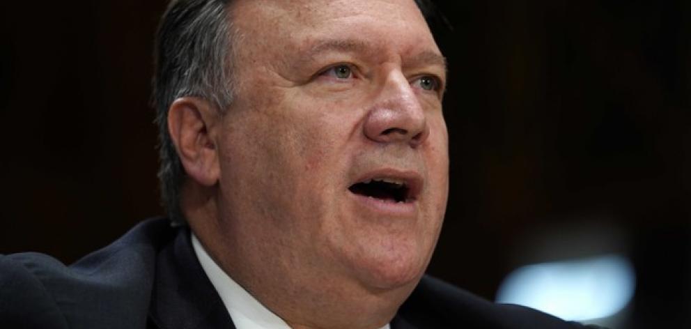 US Secretary of State Mike Pompeo. Photo: Reuters