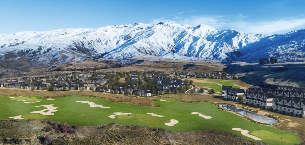The proposed Mt Cardrona development with the Cardrona Alpine Resort in the background. Image:...
