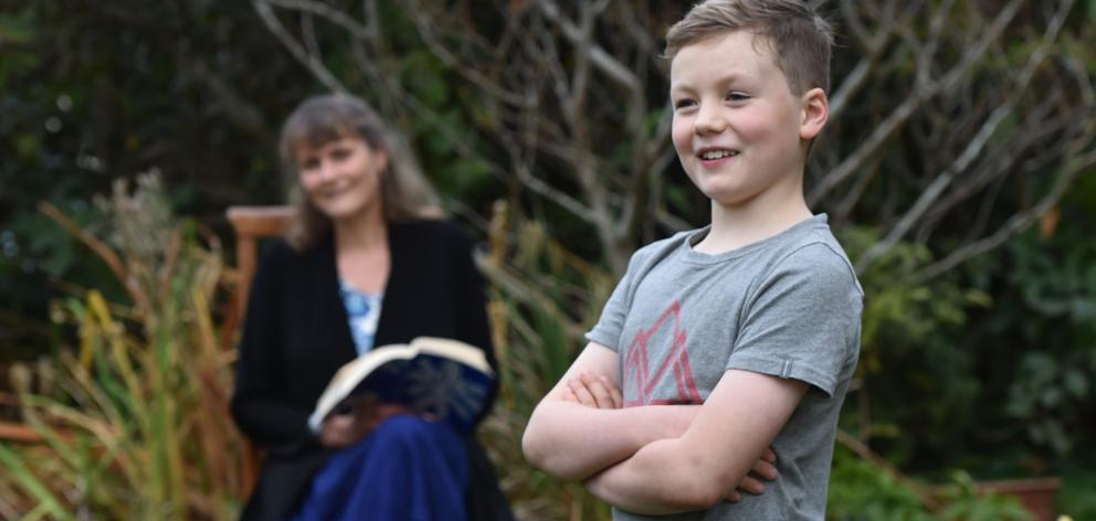 Zac Baillie, reflects on life with his mum, poet and writer Emma Neale. PHOTO: PETER MCINTOSH
