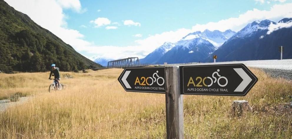 Part of the Alps 2 Ocean Cycle Trail. Photo: ODT file