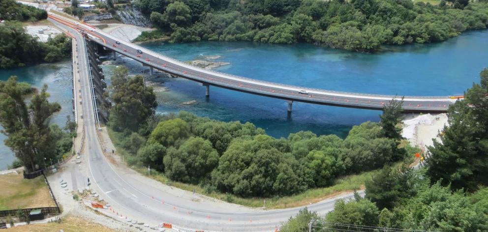 The new Kawarau Falls Bridge in Queenstown. Photo: NZTA The new Kawarau Falls Bridge in Queenstown. Photo: NZTA