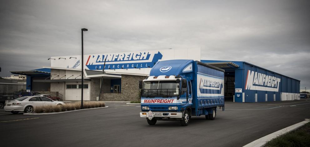 Mainfreight is one of several listed transport companies facing rising costs. Photo: ODT files