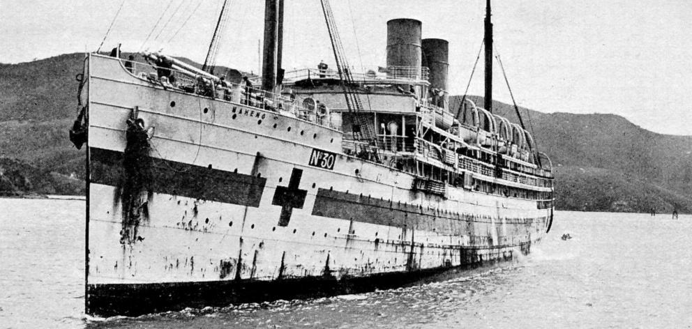 The hospital ship SS Maheno. Photo: Otago Witness Collection