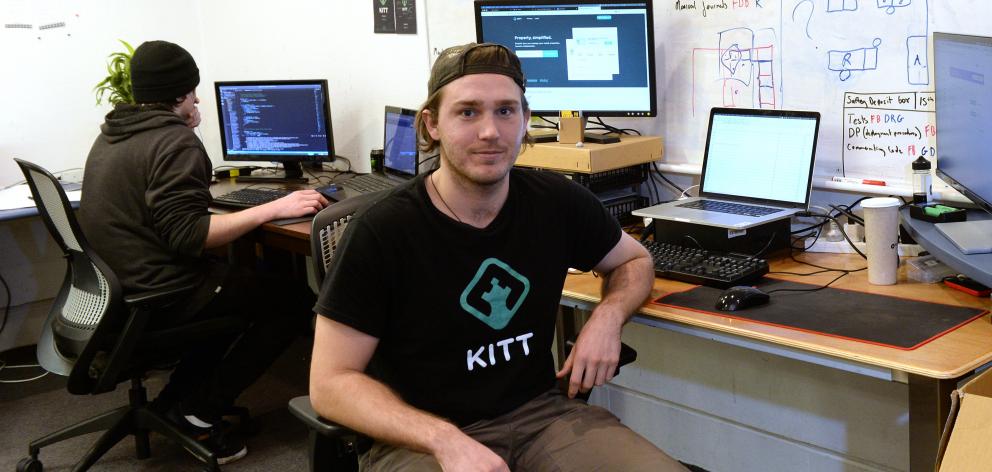 Kitt co-founder Aleks Dahlberg believes Dunedin is a great location for start-up businesses....