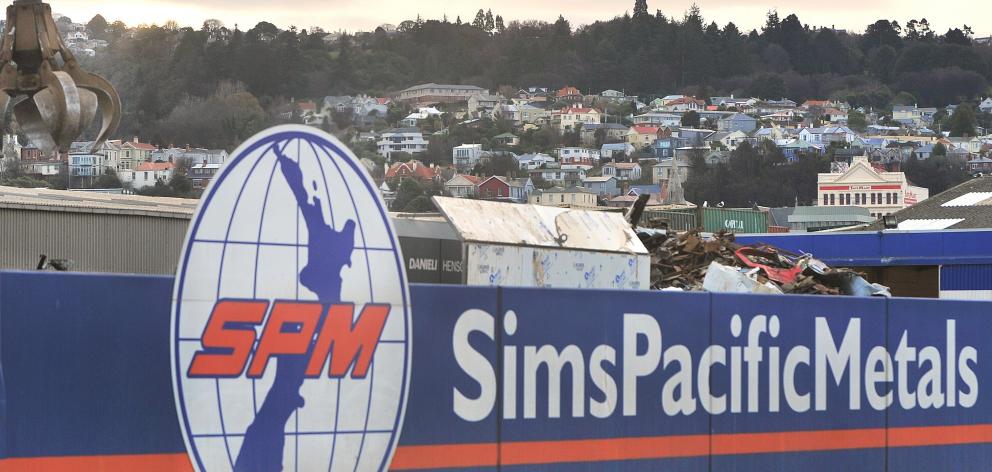 Fletcher Building is selling its 50% stake in Sims Pacific Metals; pictured, its Dunedin...