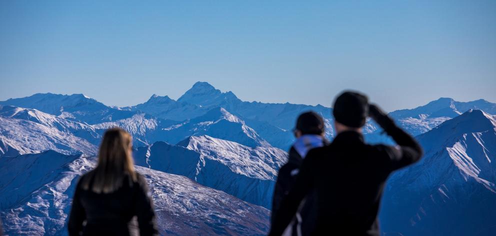 Stunning views include Mt Aspiring as a backdrop.