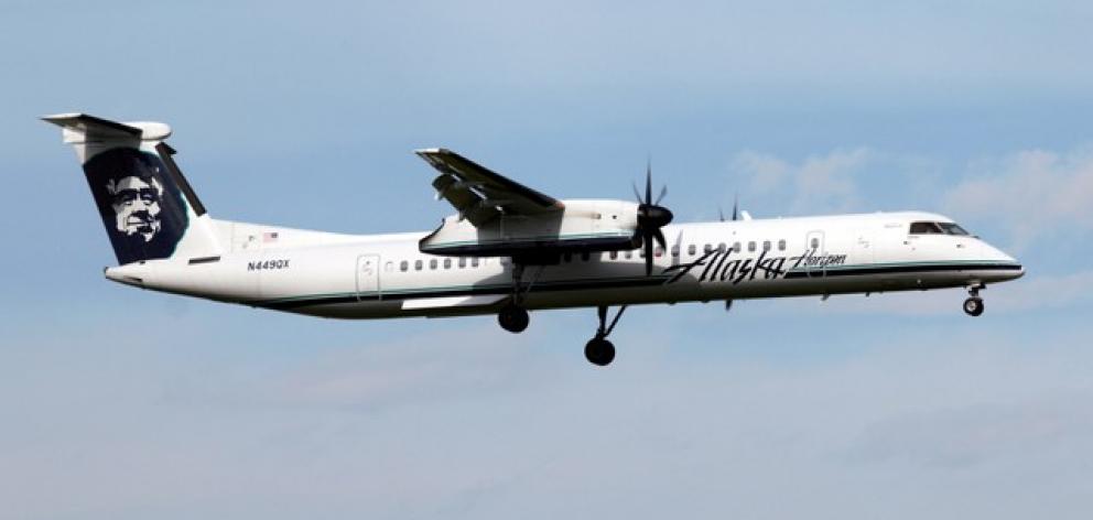 A Horizon Air Bombardier Dash 8 Q400 like the one that was stolen. Photo: Reuters