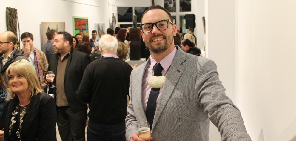 Southland artist Greg McDonald celebrates the opening of his gallery, Chiaroni Gallery, in...