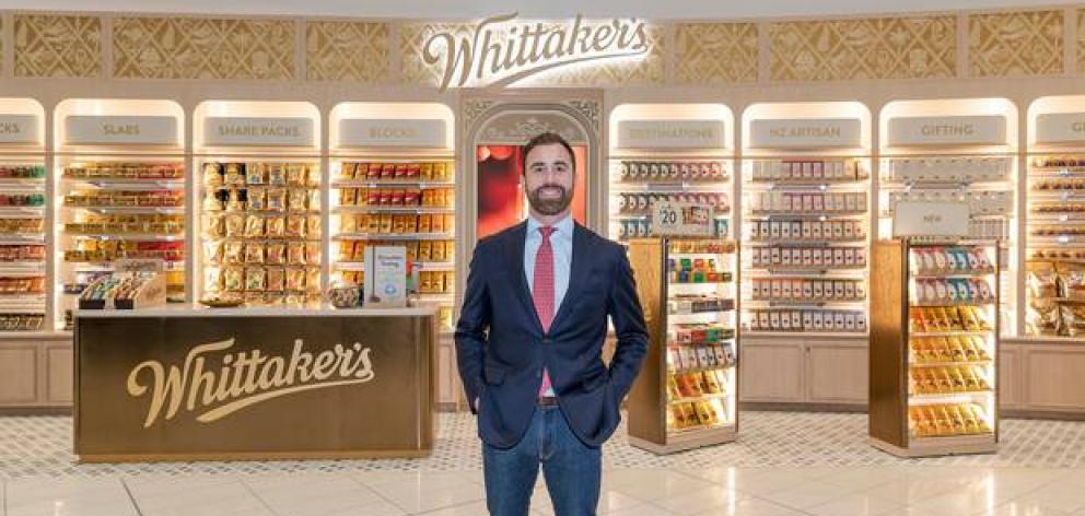 Matt Whittaker, the chief sales officer at Whittaker's. Photo: Supplied via NZME