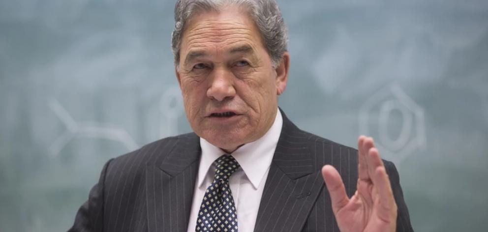 Winston Peters. Photo NZ Herald