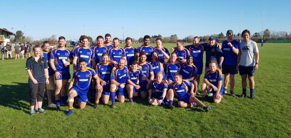 The Otago Country side which beat Canterbury Country at Rangiora on Saturday to win the tri-series trophy. Photo: Supplied