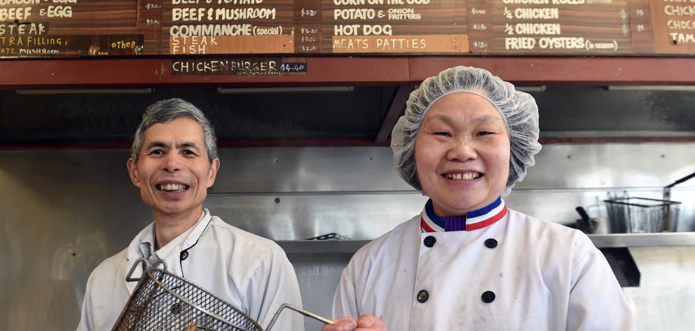 Big Valley Takeaway owners She Chun Choie and his wife Emma have sold their Kaikorai Valley...