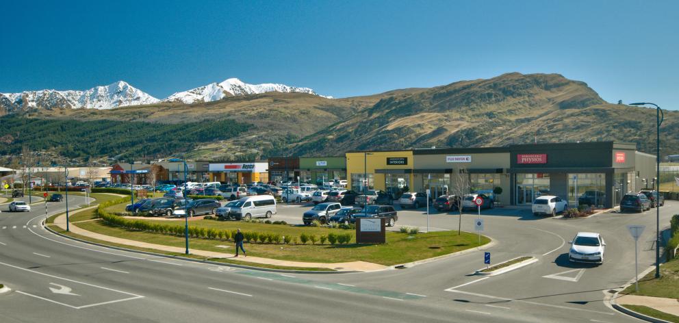 The Landing shopping complex, opposite Remarkables Park at Frankton, is for sale. PHOTO: SUPPLIED
