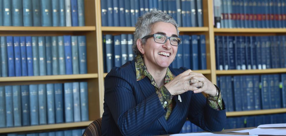 University of Otago law graduate and New Zealand Solicitor-general Una Jagose at the Otago Law School yesterday. Photo: Peter McIntosh