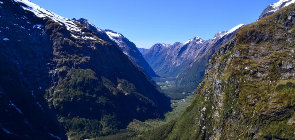 View down Clinton Valley from Mackinnon Pass. Photo: Kendall Delyser