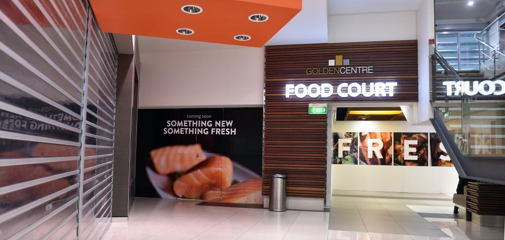 The food court in Dunedin’s Golden Centre Mall will be closed until early next year for a...