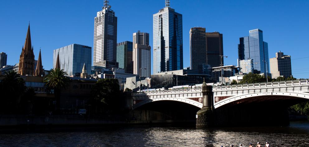 A view of the Melbourne skyline from the Yarra river. Photo: Getty Images