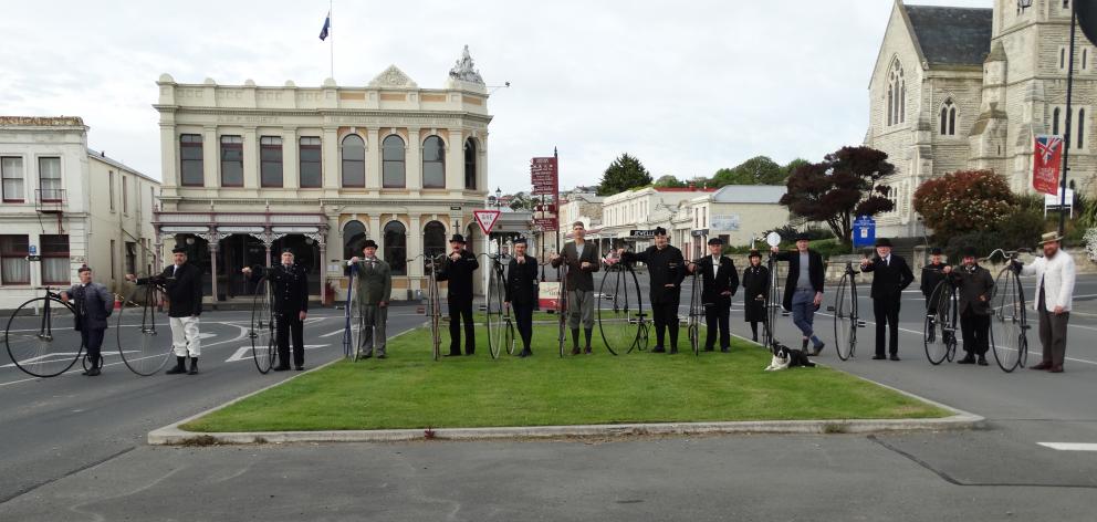 Pictured (from left) are: Herbert Martin, Peter Fulton, Bruce Dow, Don Speden, Graeme Clark, Bill...