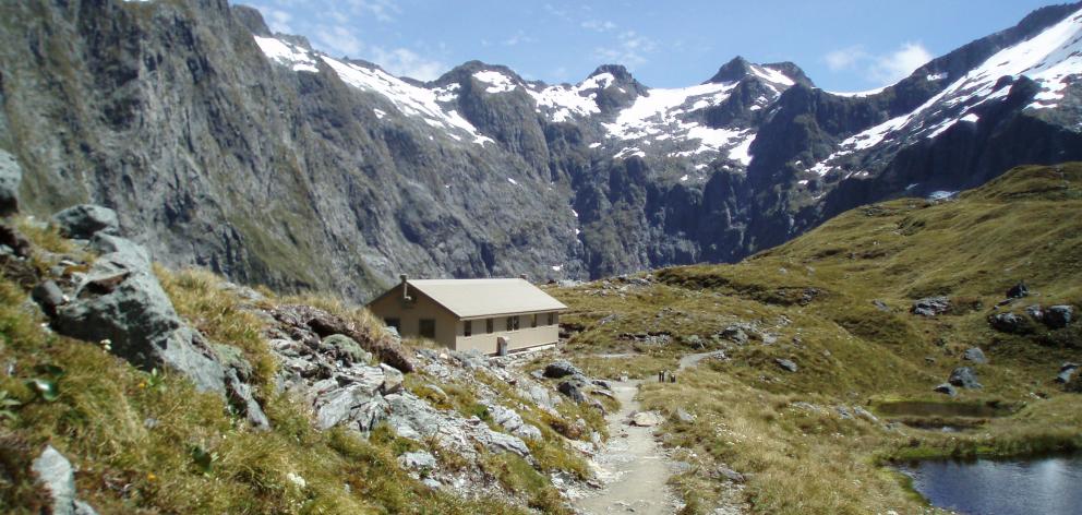 Pass shelter, Milford Track. Photo: Keri Antoniak