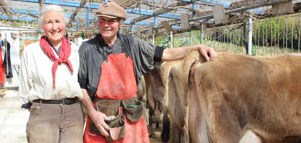 Alex (left) and Merrall MacNeille say they love what they do and enjoy creating more than just milk. Photo: Ella Stokes