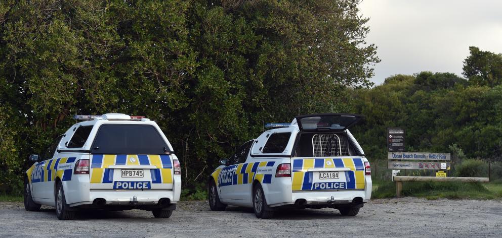 Police have converged on St Clair in  Dunedin seeking a naked man who was exposing himself in the...