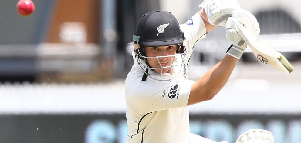 BJ Watling on his way to 49 in New Zealand's first innings. Photo: Getty Images