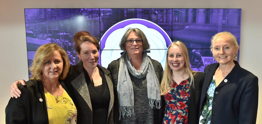 Five Dunedin women (from left) Deborah Manning, Miriama Ketu-McKenzie, Laura Black, Ashleigh...