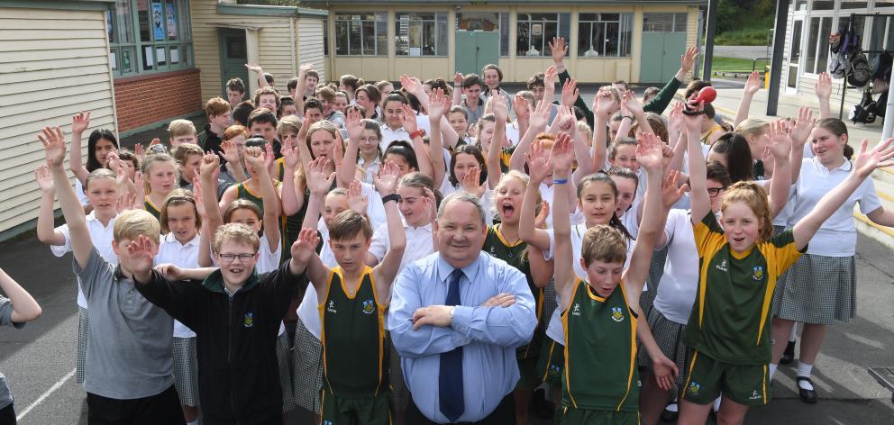 East Otago High School principal and former draper Lennox Sharp will retire in early December.  Photo: Stephen Jaquiery