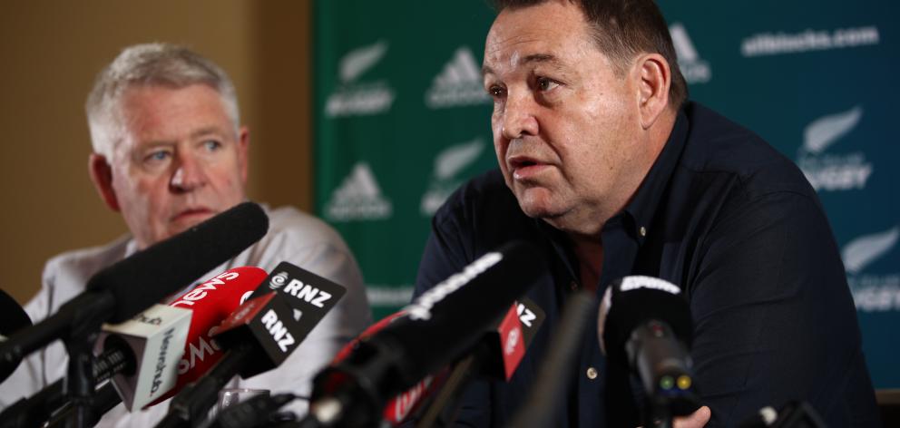 All Blacks coach Steve Hansen announces he will step down after the 2019 Rugby World Cup at the...