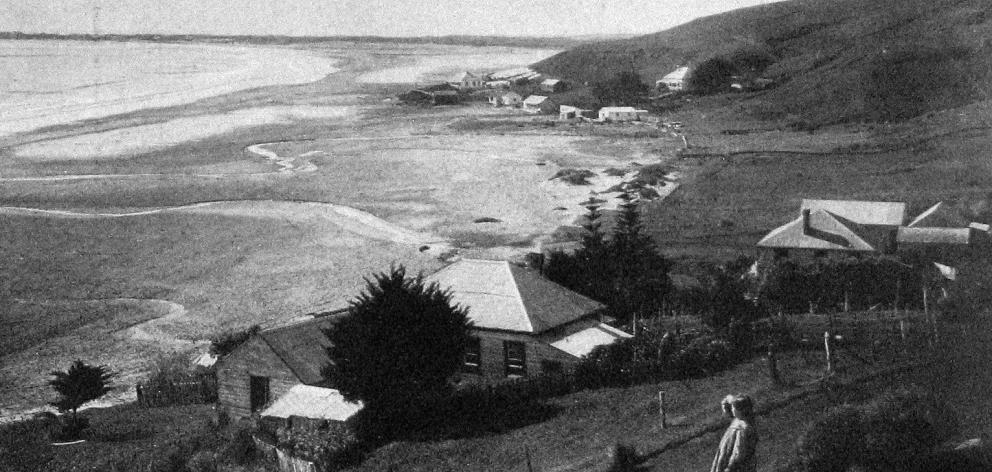 Ahipara, a settlement at the extreme south end of 90 mile beach, North Auckland. — Otago Witness,...