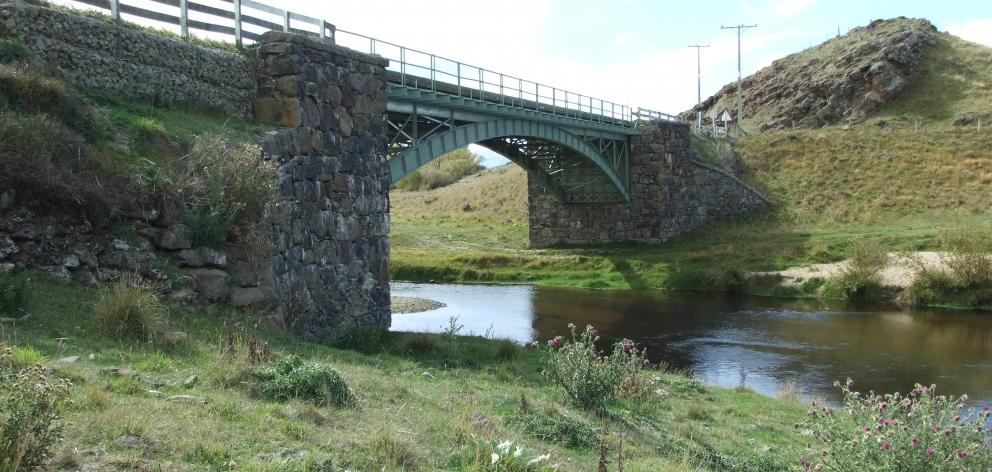 The swimming hole at the green bridge over the Taieri River at Waipiata has been given a clean...